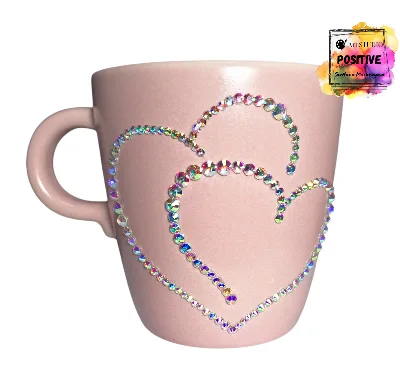 ☕️ ספל משובץ אבני חן ✨️